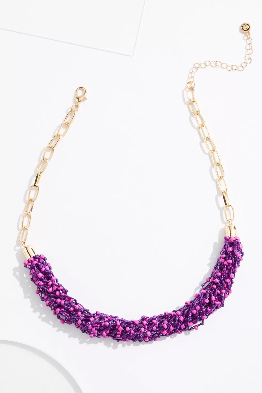 Cato Necklaces | Seed Bead Thread Layered Short Necklace