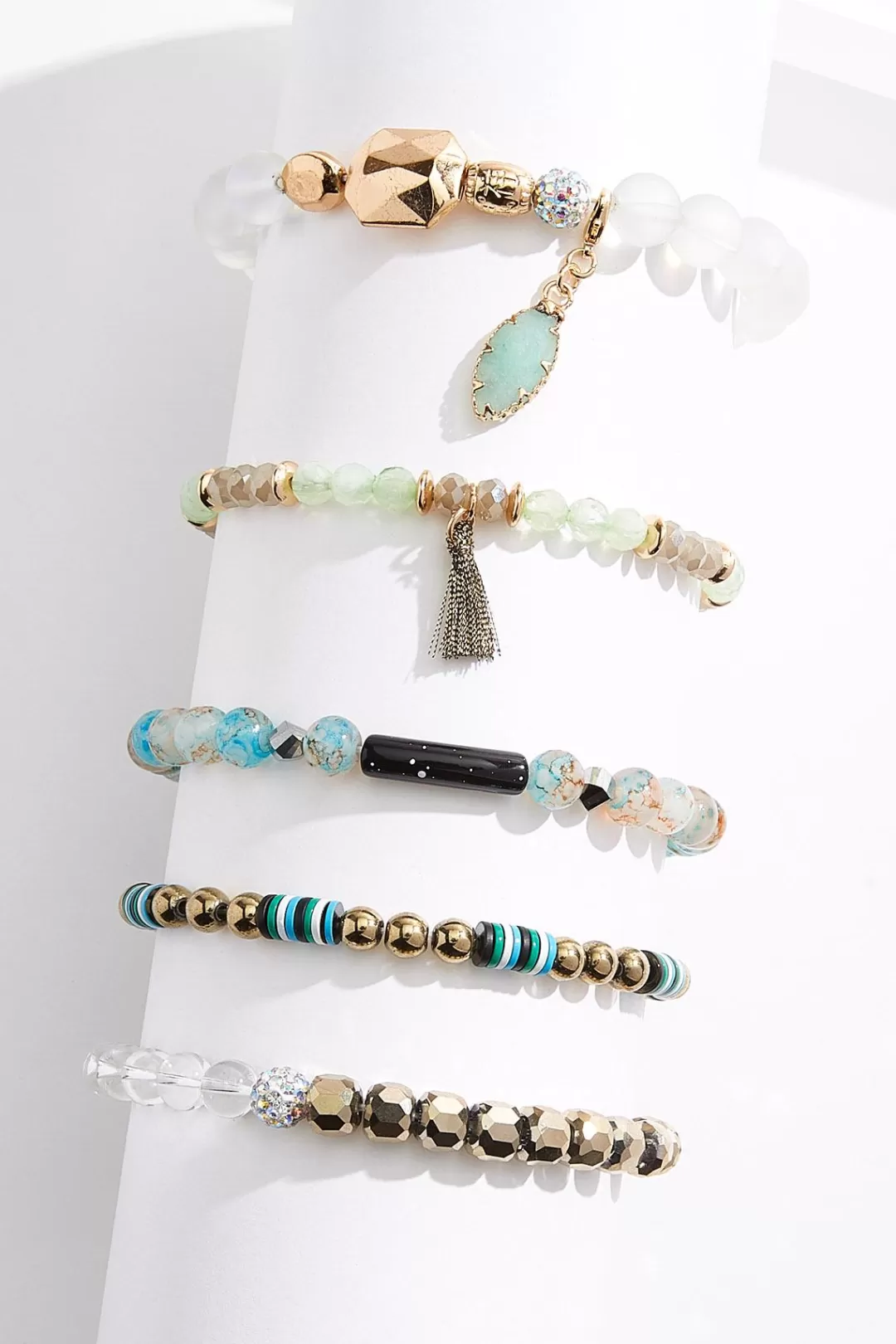 Cato Bracelets | Semi- Precious Stretch Bracelet Set