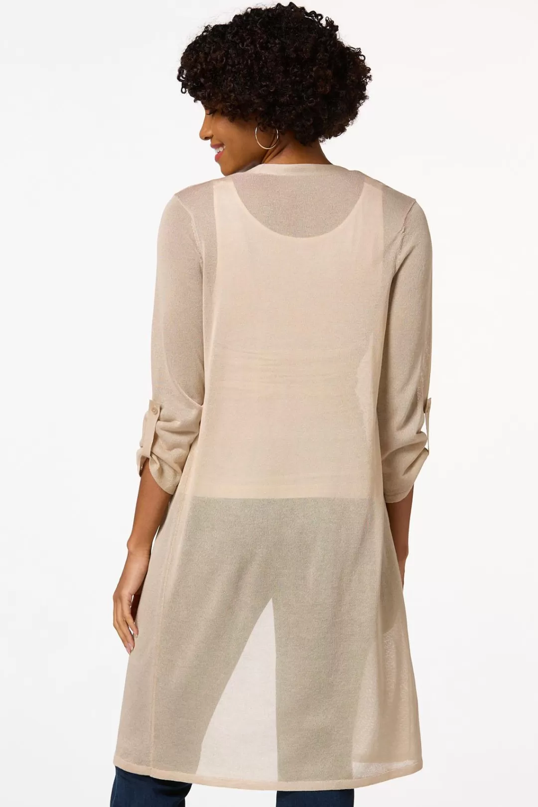 Cato Sweaters | Sheer Cardigan Duster