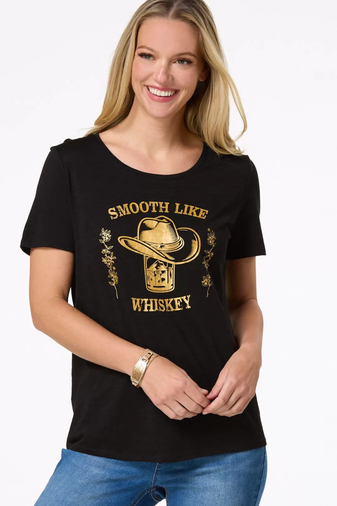 Cato Tops | Smooth Like Whiskey Tee