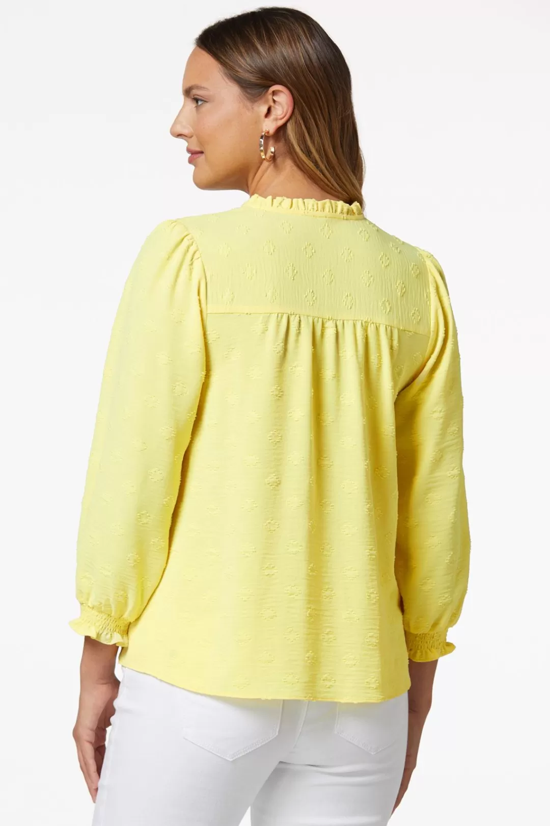 Cato Tops | Lace Trim Top