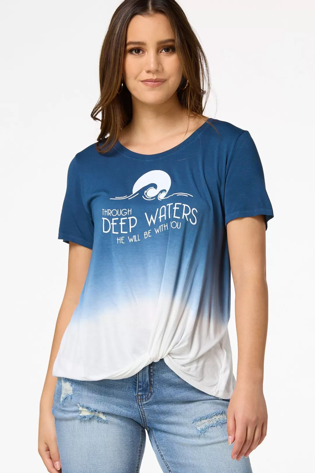 Cato Tops | Through Deep Waters Tee