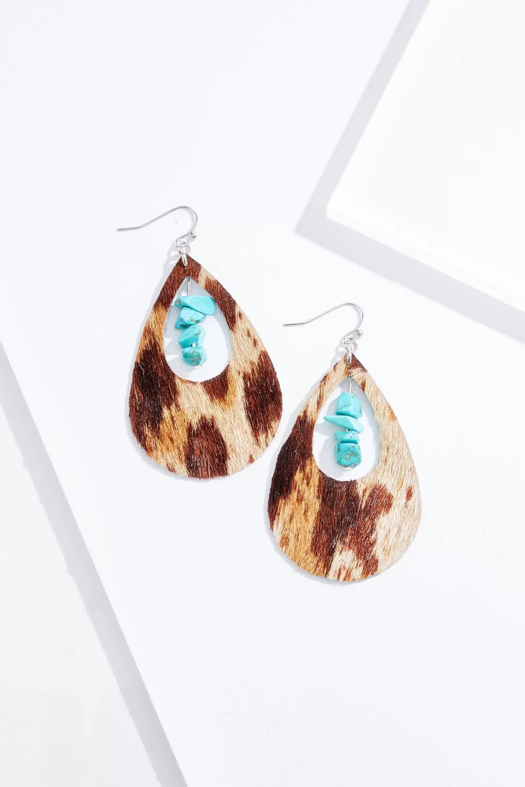 Cato Earrings | Western Faux Fur Dangle Earrings