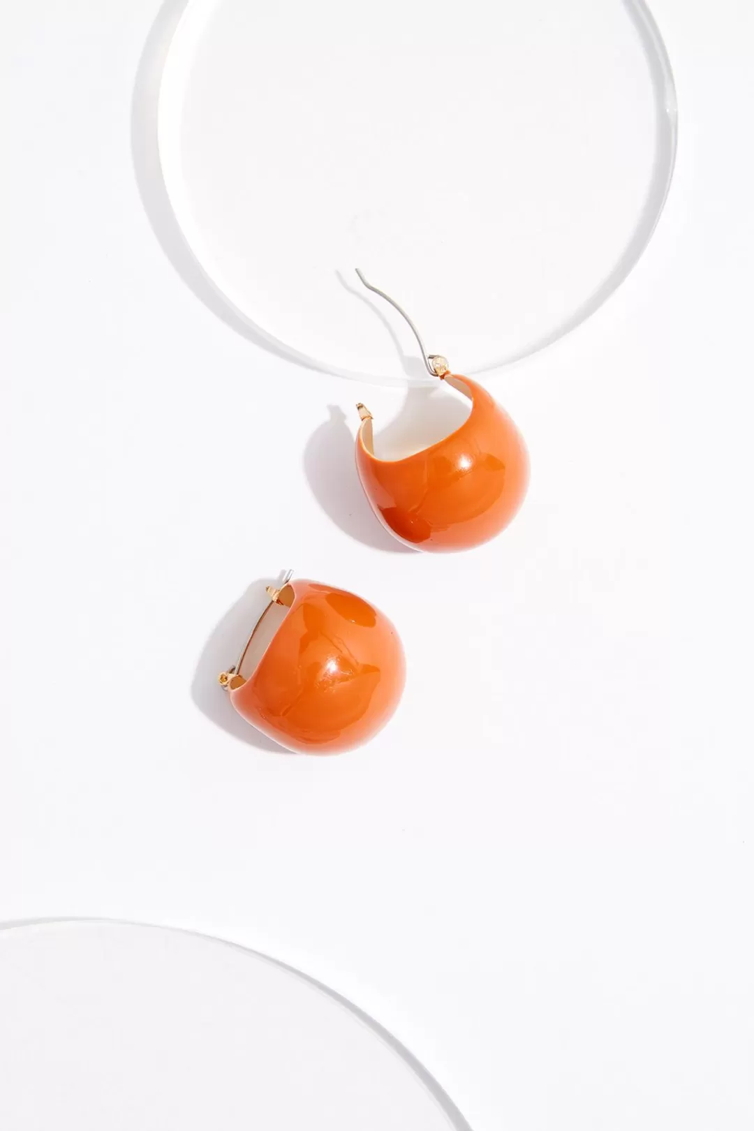 Cato Earrings | Wide Bubble Hoop Earrings