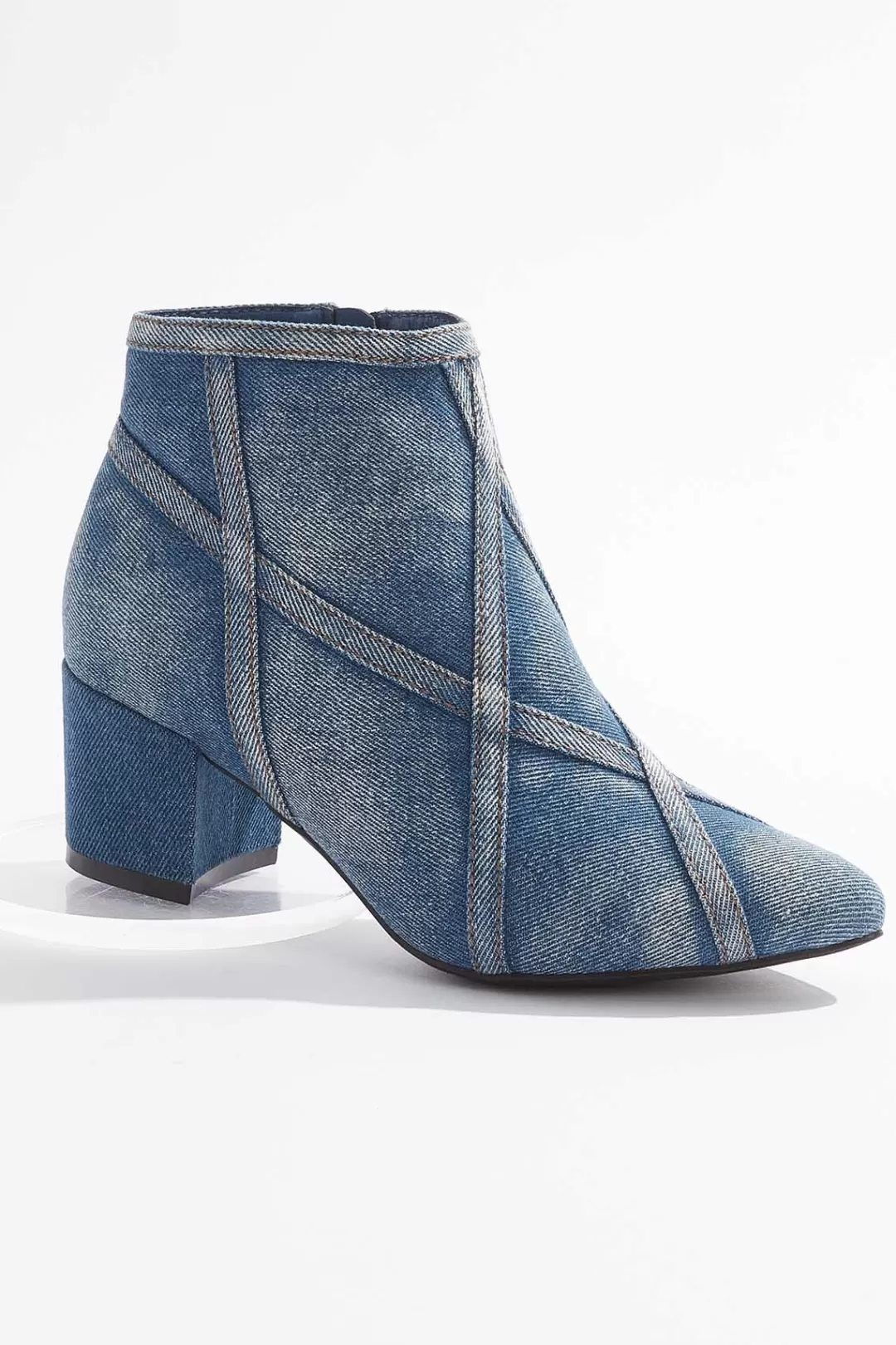 Cato Wide Width | Wide Width Criss Cross Heeled Boots