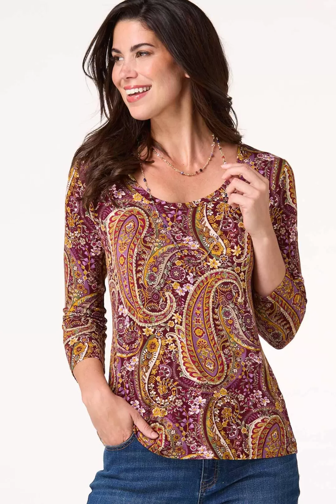 Cato Tops | Paisley Top