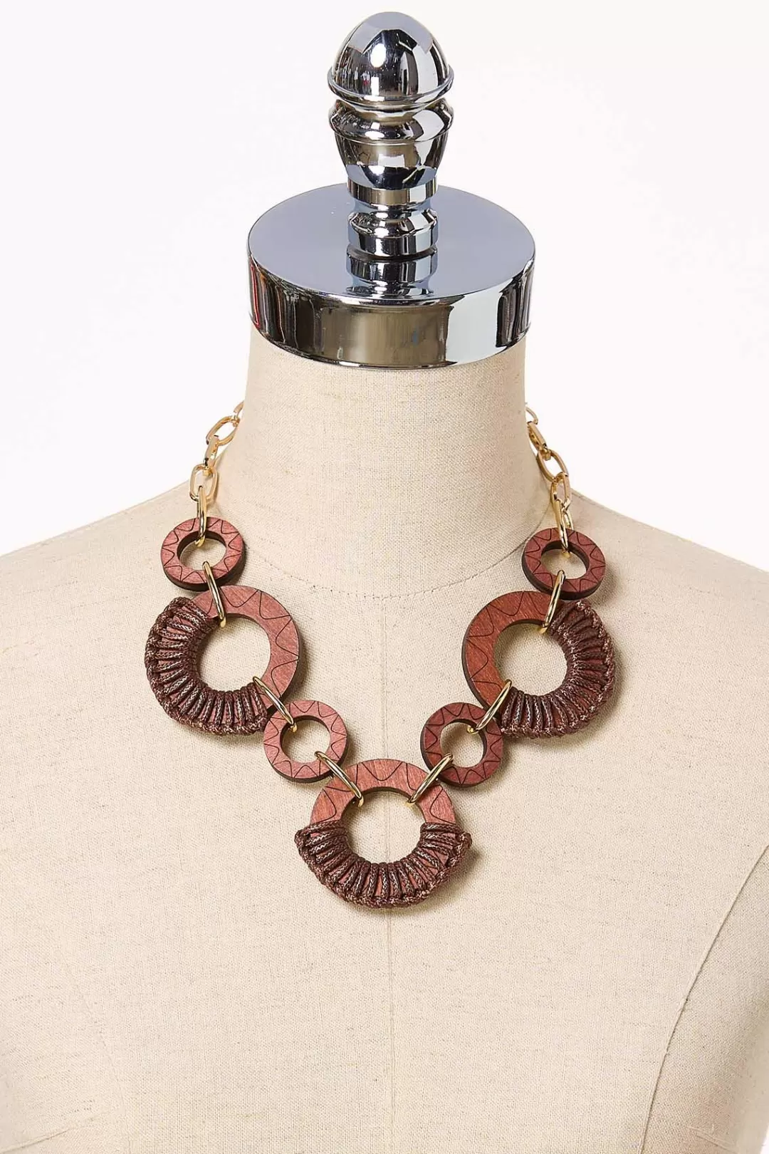 Cato Sets | Necklaces | Wood Cutout Necklace Set